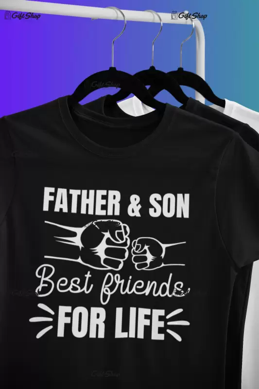 Father and son, tricou cu mesaj, tgs0277 c